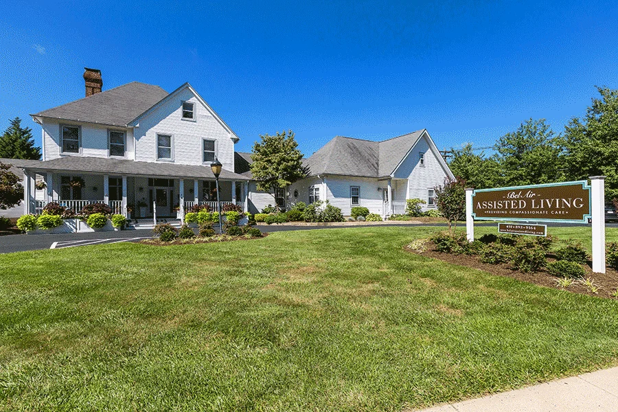 The front of Bel Air Assisted Living