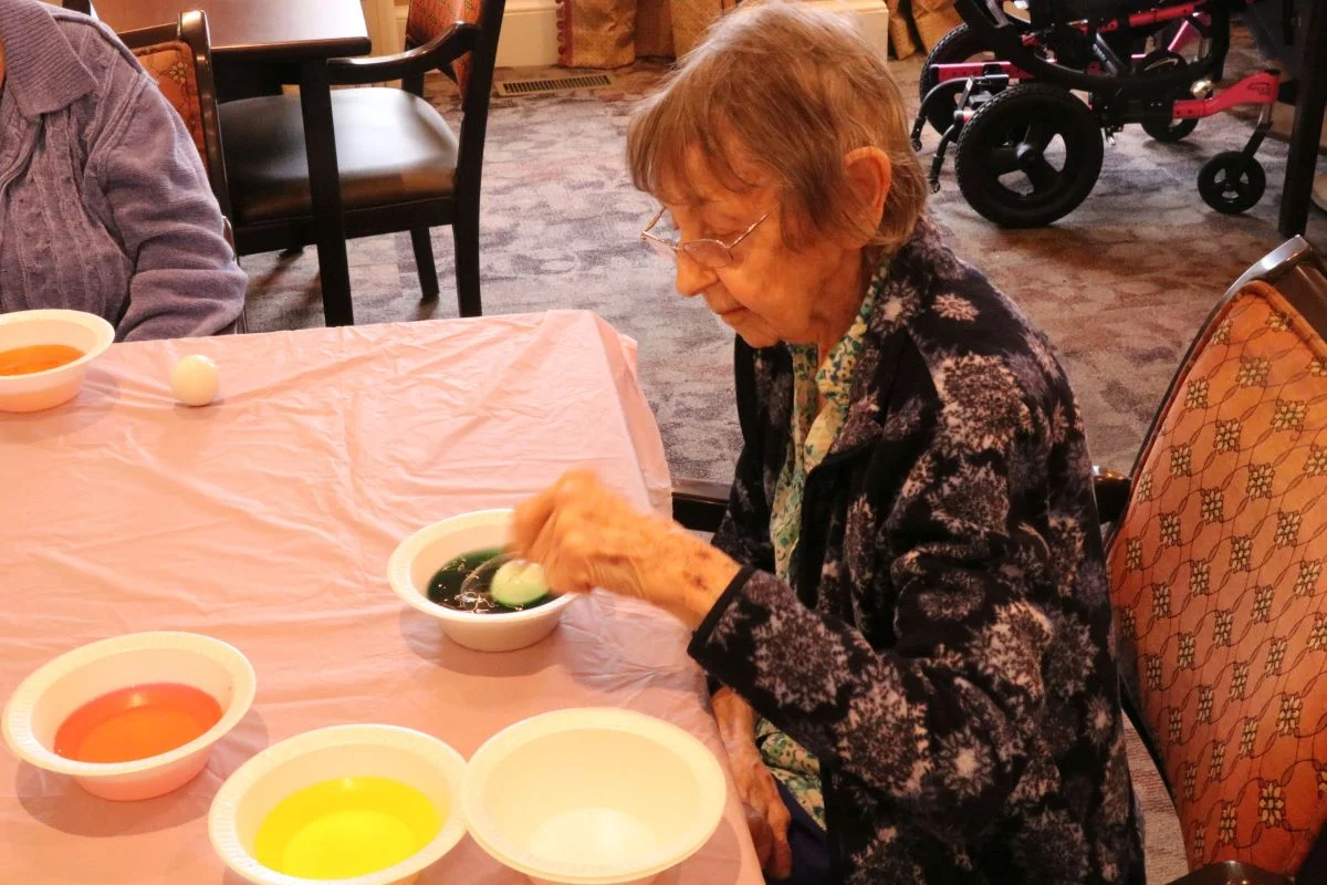 Easter Activity at Bel Air Assisted Living